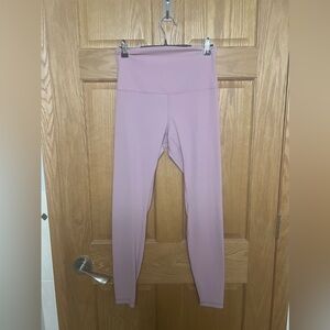 High rise light pink lululemon align leggings 28 size 8